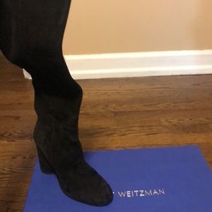 Stuart Weitzman Eloise 95 Black Boots